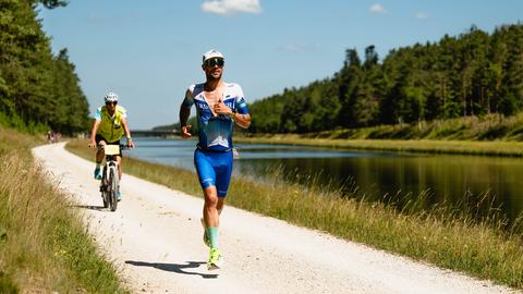 Patrick Lange bei der Challenge Roth vor einem Jahr.