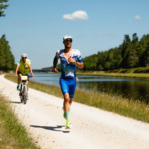 Patrick Lange beim Challenge Roth vor einem Jahr.