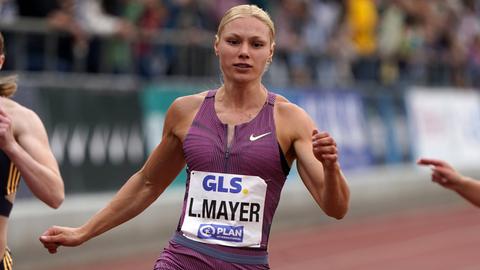 Lisa Mayer beim Wettkampf in Leverkusen Ende Mai. 