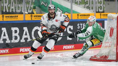 Davis Vandane von den Löwen Frankfurt im Spiel in Bietigheim