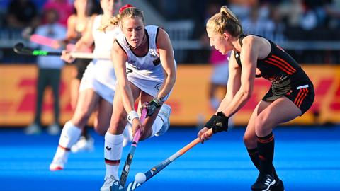 Pauline Heinz bei der Hockey-WM