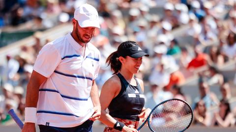 Tim Pütz mit Mixed-Partnerin Miyu Kato in Paris