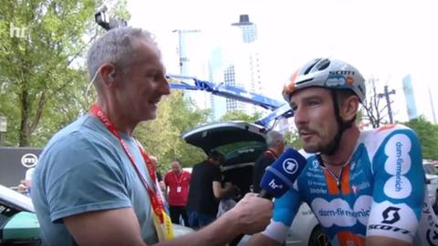 John Degenkolb beim Interview nach dem Rennen