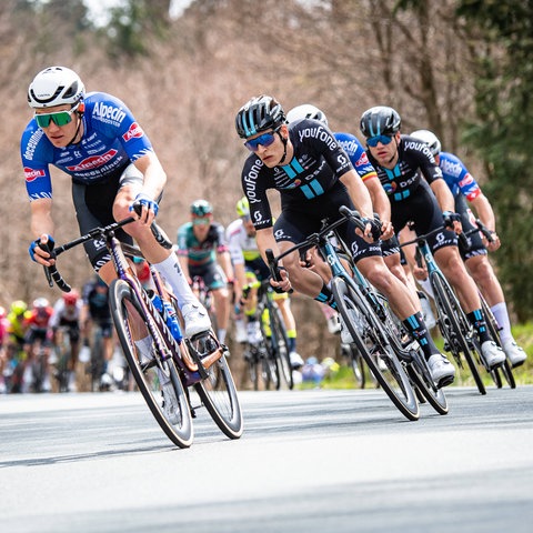 Der Sieger des RAdrennen Krogh Andersen