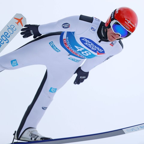 Stephan Leyhe beim Skispringen.