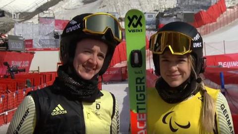 Noemi Ristau und Paula Brenzel beim Interview