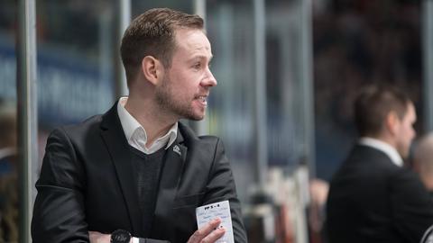 Matti Tiilikainen als Trainer der Löwen Frankfurt 2020