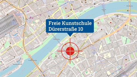 Tatort Drehort Karte Kunstschule