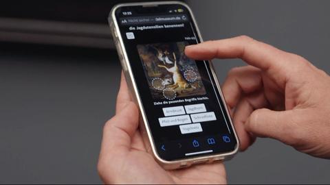 Städel-App auf Smartphone