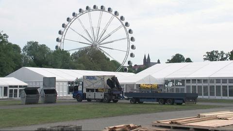 Riesenrad auf dem Hessentag in Fritzlar