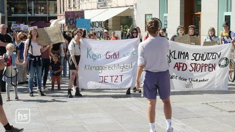 Aktivisten protestieren