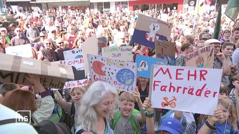 Aktivisten protestieren