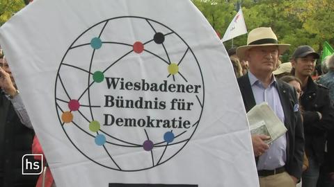 Demo in Wiesbaden