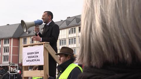 Redner auf dem Römerberg