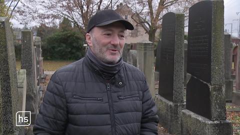 Interview auf dem Friedhof