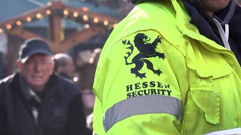 Security auf dem Weihnachtsmarkt