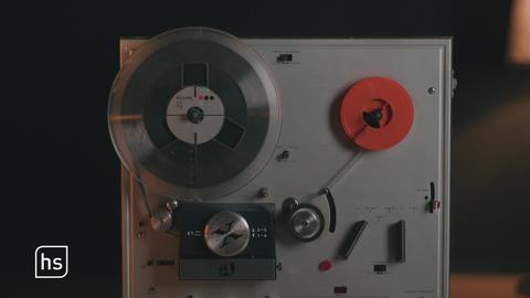 Ein Tonbandabspielgerät aus den 50ern
