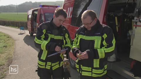 Sicherheitskräfte vor Ort