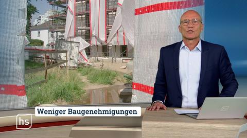 Moderator vor Bild mit Topthema