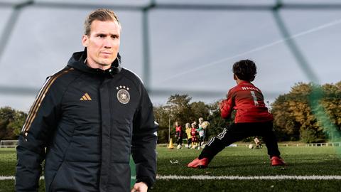 Hannes Wolf auf dem Trainingsplatz
