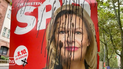 Vandalismus an Wahlplakaten