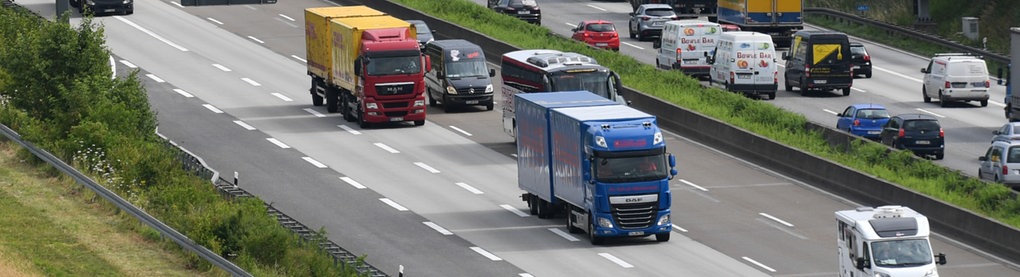 Autobahn A5 zwischen dem Bad Homburger Kreuz und dem Nordwestkreuz Frankfurt