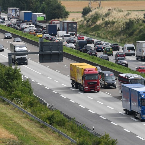 Autobahn A5 zwischen dem Bad Homburger Kreuz und dem Nordwestkreuz Frankfurt