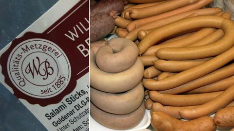 Kombo aus Logo der Firma Brandenburg und Wurst