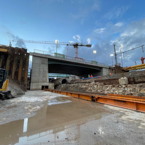 Brücke in der Wolfhager Straße in Kassel.