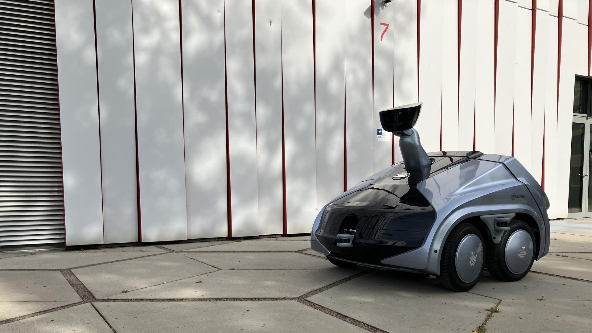 Modellversuch in Frankfurt: Roboterfahrzeuge sollen ums Waldstadion fahren