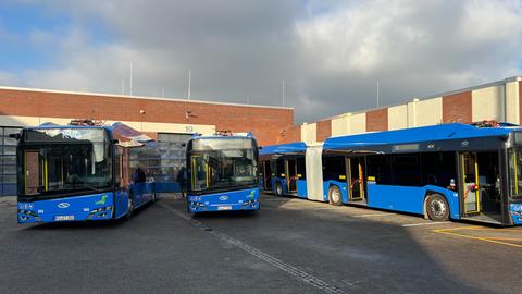 E-Busse in Kassel vorgestellt