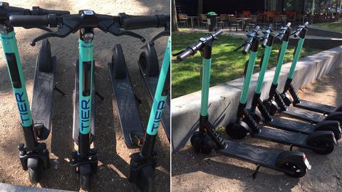 E-Scooter in Frankfurt gestartet