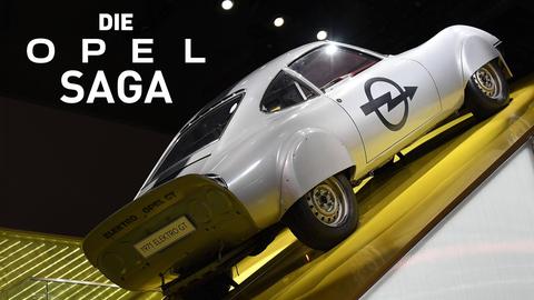 Opel GT 1971 Elektro bei der Internationalen Automobil Ausstellung (IAA) 2019.