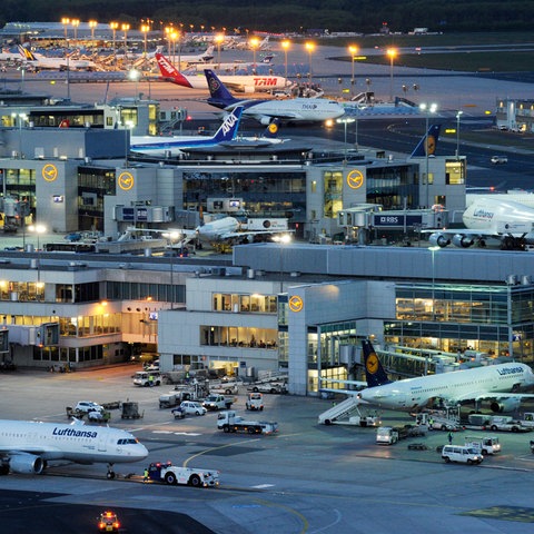 Der Frankfurt Flughafen
