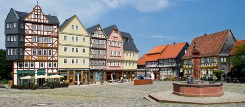 Historische Häuser im Hessenpark