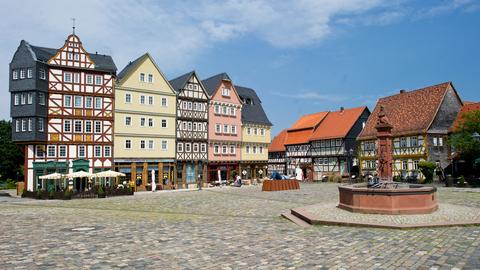 Historische Häuser im Hessenpark