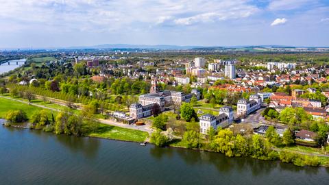Hanau von oben.