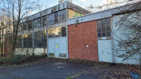 Heizkraftwerk (Kesselhaus) der EAB in Alsfeld