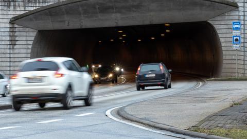 Blick in den Lohbergtunnel