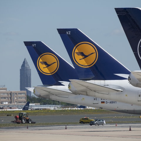 Drei Lufthansa-Maschinen