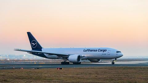 Flugzeug von Lufthansa Cargo