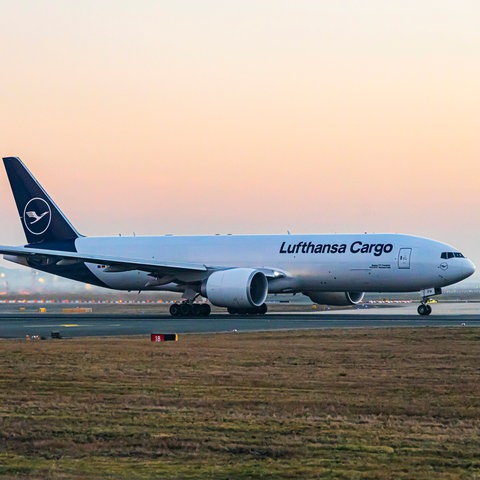 Flugzeug von Lufthansa Cargo