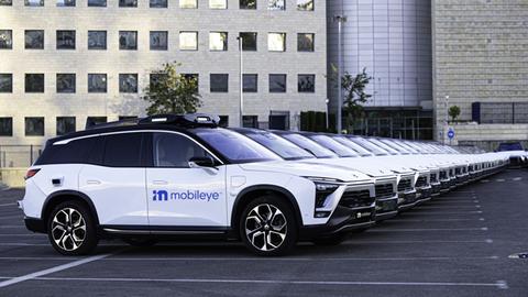 Das selbstfahrende Taxi von Mobileye