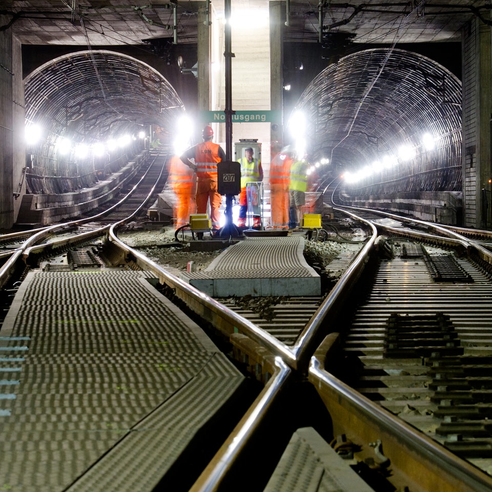 SBahnTunnel in Frankfurt bis Montag früh gesperrt hessenschau.de Panorama