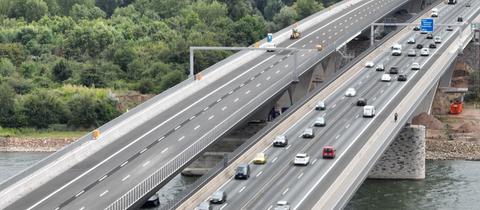 Soll dieses Mal länger als 50 Jahre halten: die neue Schiersteiner Brücke 