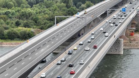 Soll dieses Mal länger als 50 Jahre halten: die neue Schiersteiner Brücke 