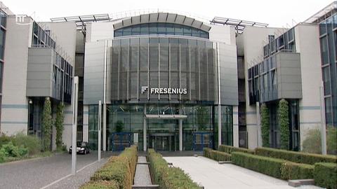 Die Außenfassade des Unternehmens Fresenius.