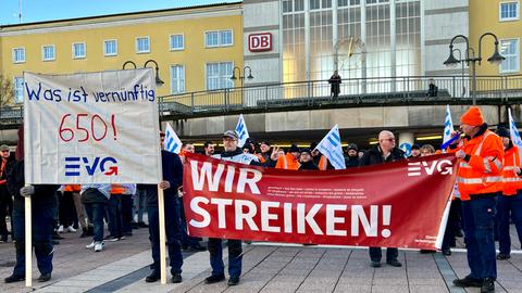 Streikende in Fulda