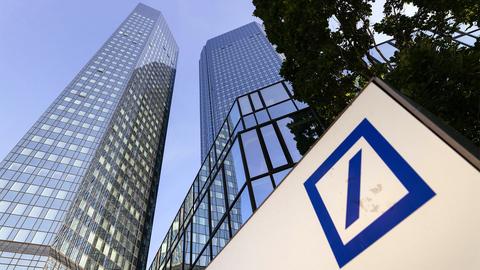 Deutsche Bank Zentrale in Frankfurt.